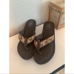 Coach sandals size 8